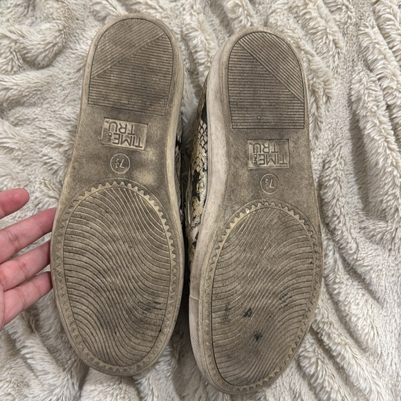 Time and Tru Snake Print Slip-On Shoes - Picture 2 of 2